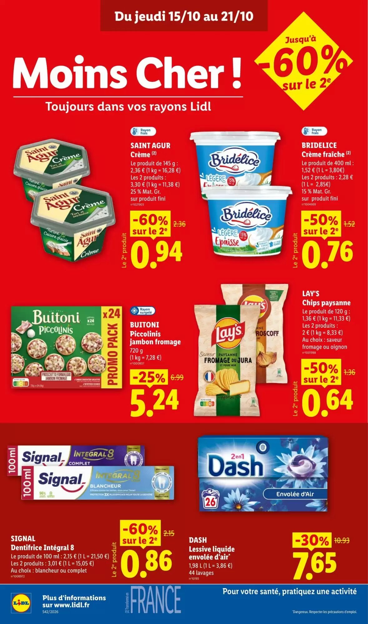 Prospectus promotionnel Lidl valable à partir du 15/10/2026 - Page 18.