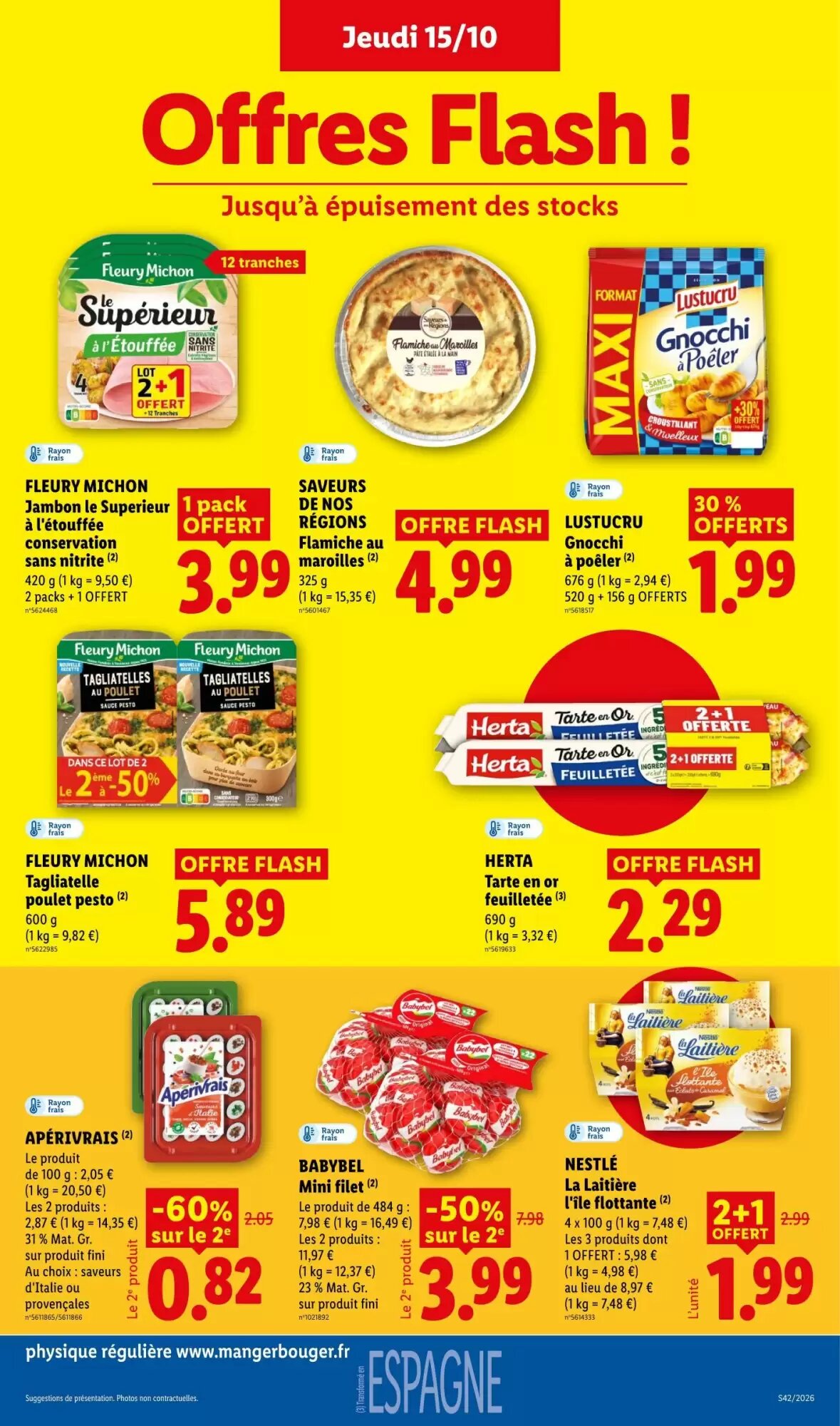 Prospectus promotionnel Lidl valable à partir du 15/10/2026 - Page 19.