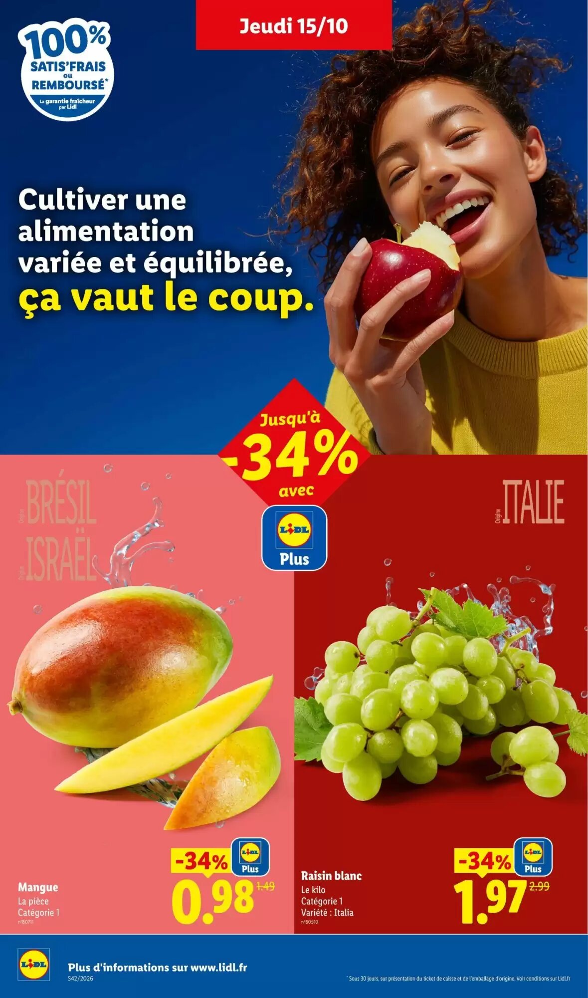 Prospectus promotionnel Lidl valable à partir du 15/10/2026 - Page 2.