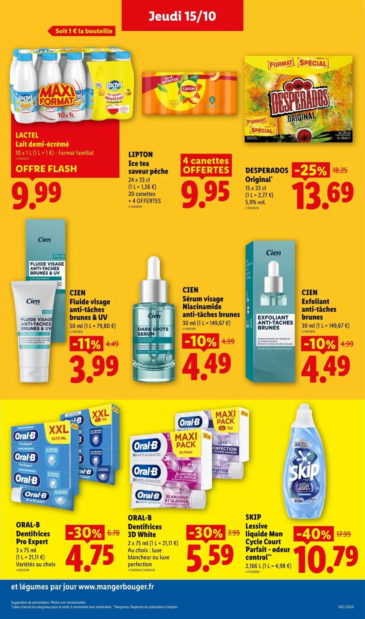 Prospectus promotionnel Lidl valable à partir du 15/10/2026 - Page 21.