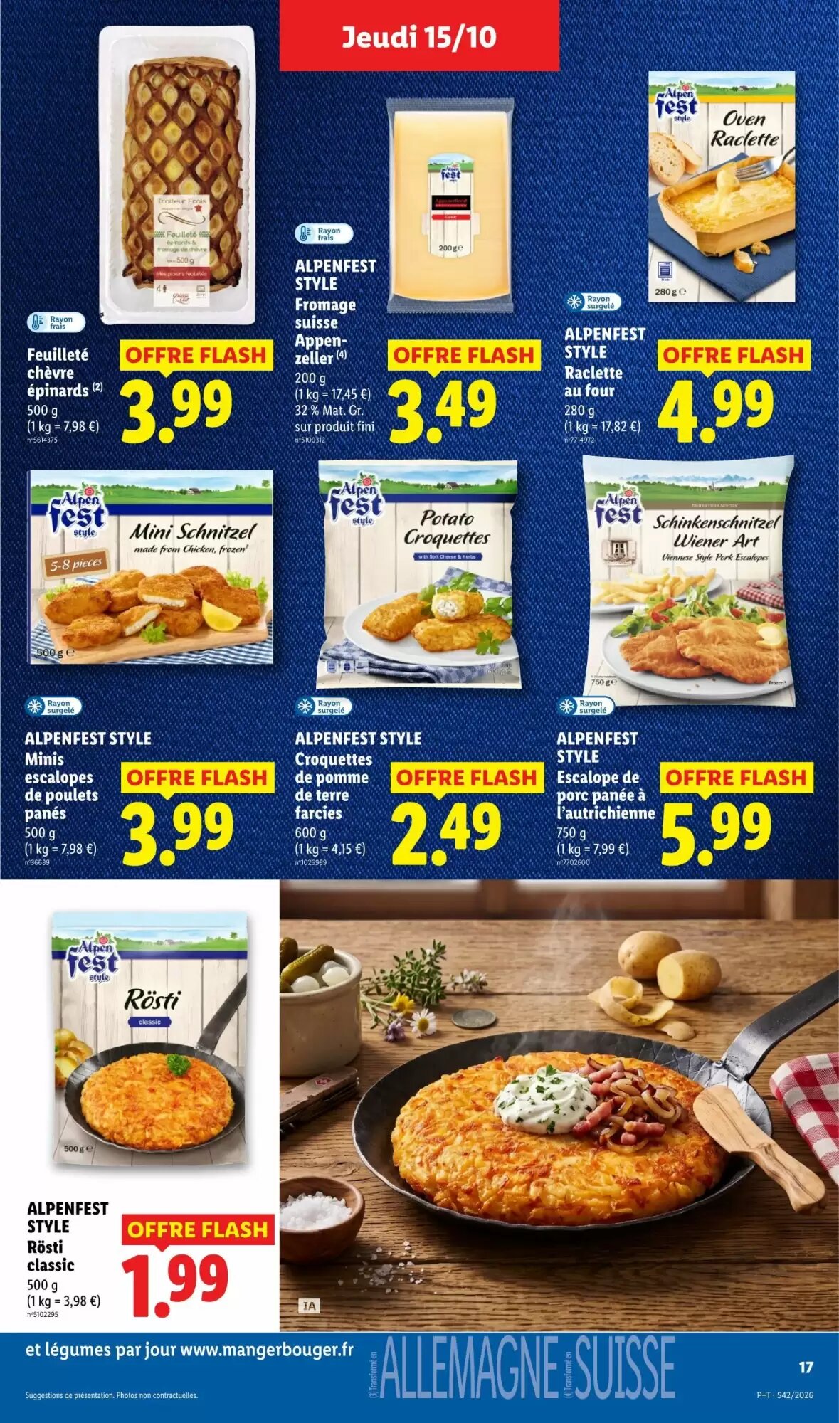 Prospectus promotionnel Lidl valable à partir du 15/10/2026 - Page 23.
