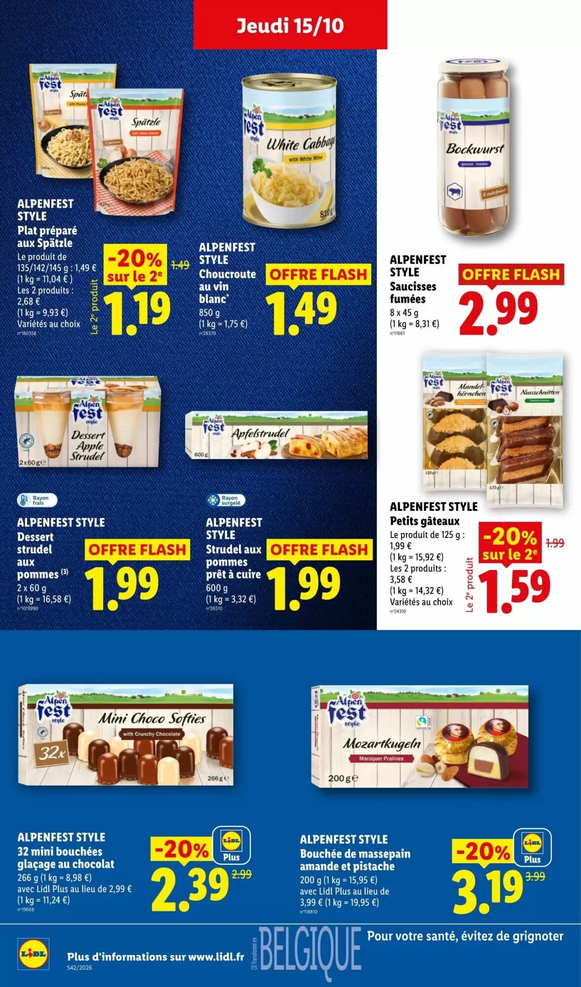 Prospectus promotionnel Lidl valable à partir du 15/10/2026 - Page 24.