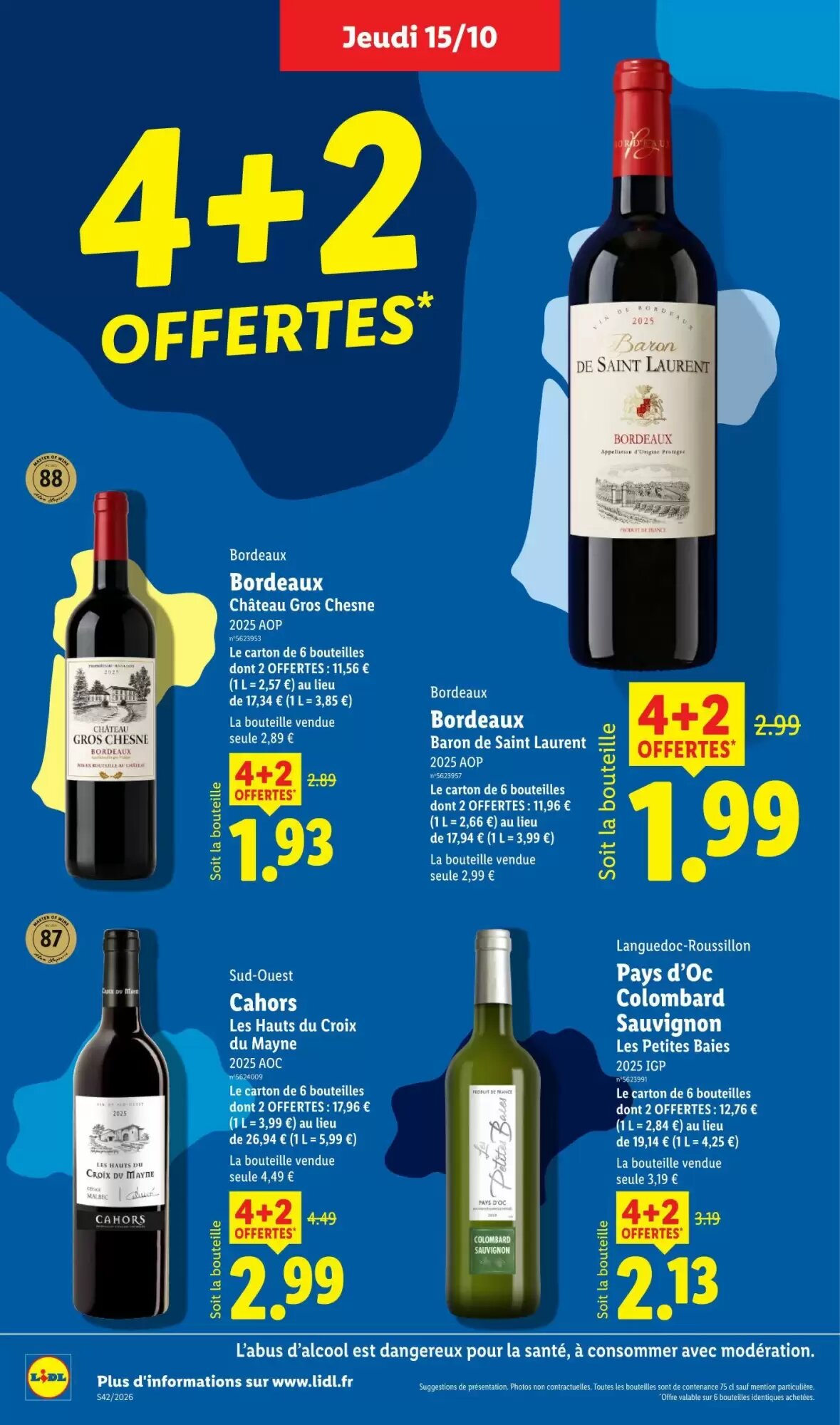 Prospectus promotionnel Lidl valable à partir du 15/10/2026 - Page 25.
