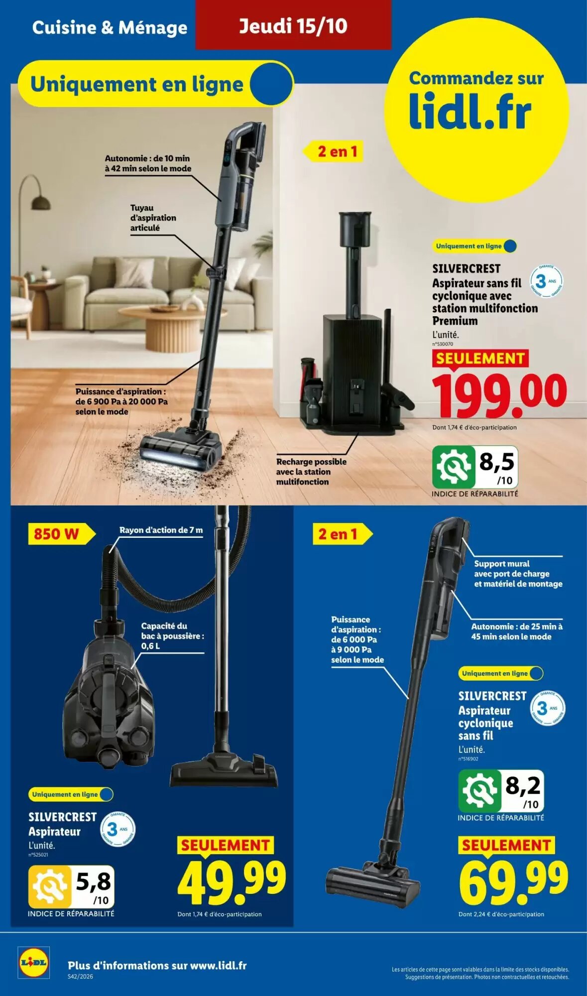 Prospectus promotionnel Lidl valable à partir du 15/10/2026 - Page 26.