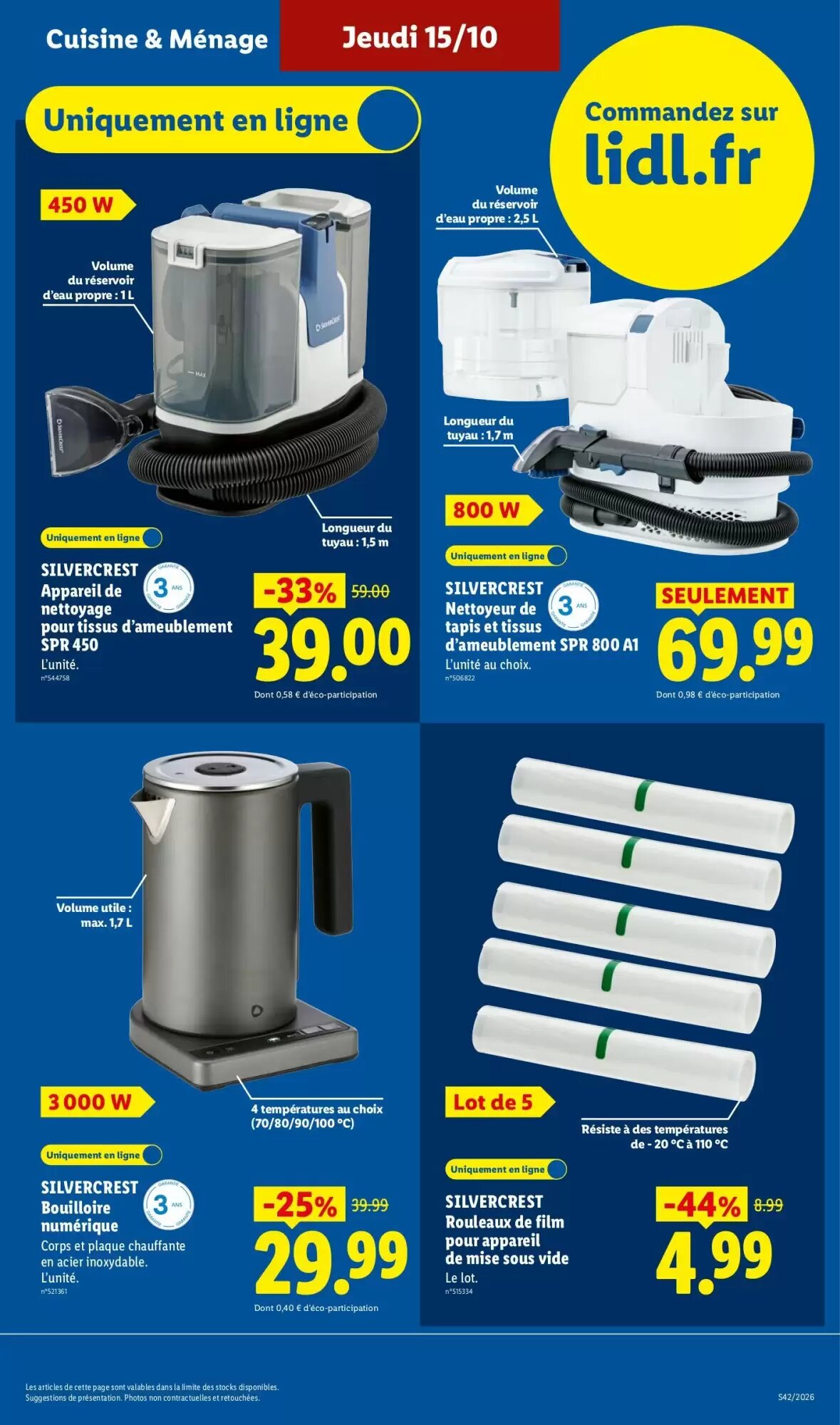 Prospectus promotionnel Lidl valable à partir du 15/10/2026 - Page 27.
