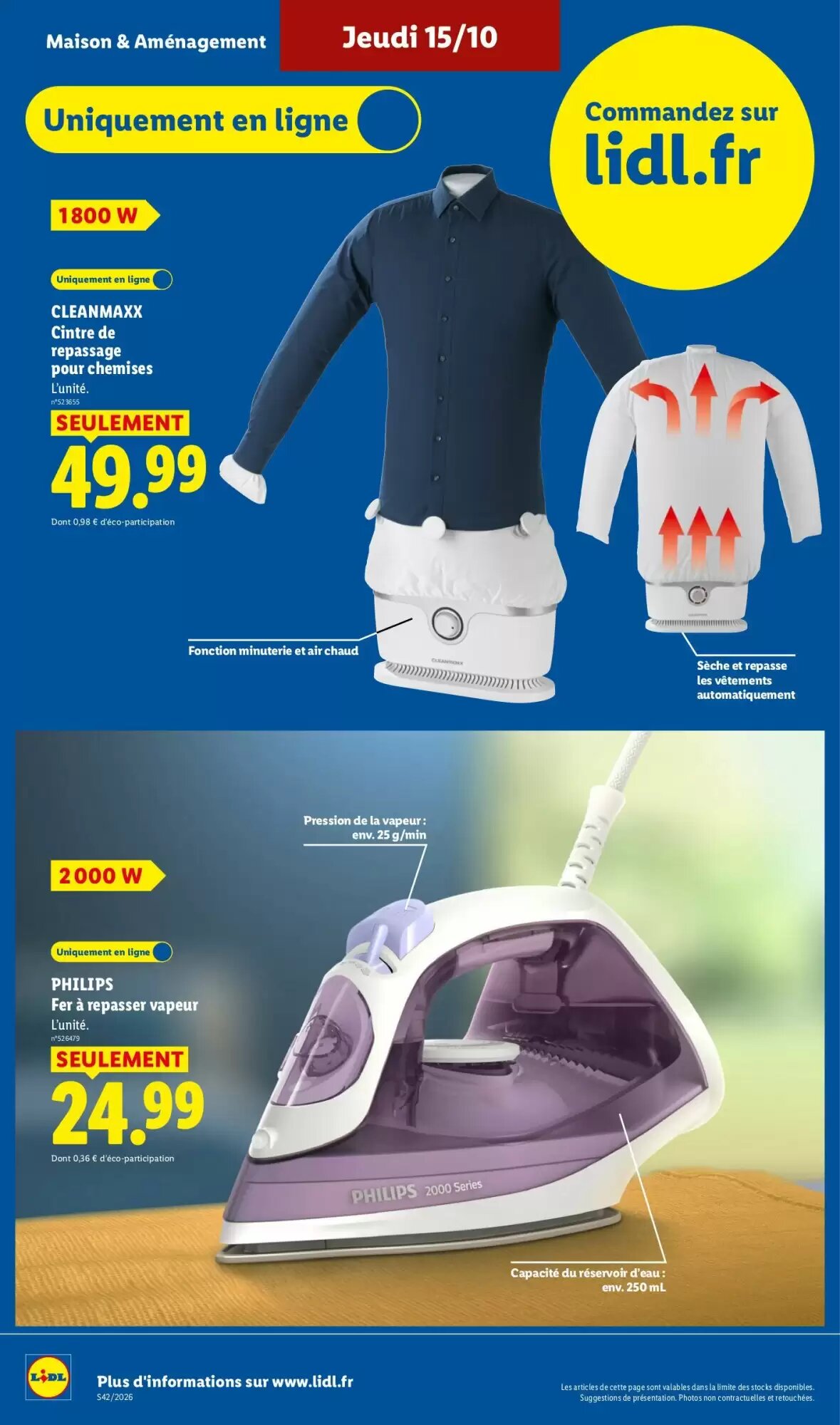 Prospectus promotionnel Lidl valable à partir du 15/10/2026 - Page 28.