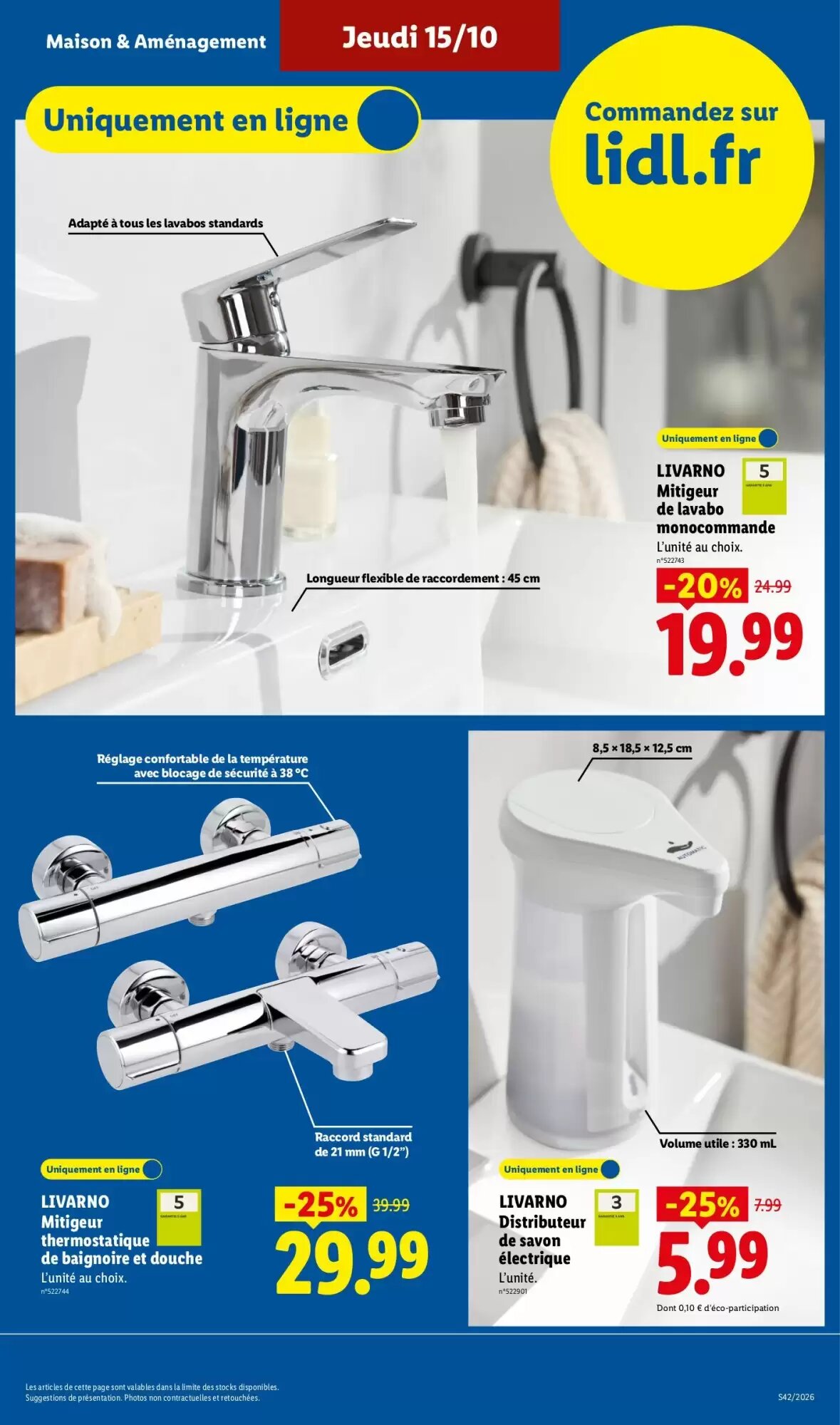 Prospectus promotionnel Lidl valable à partir du 15/10/2026 - Page 29.