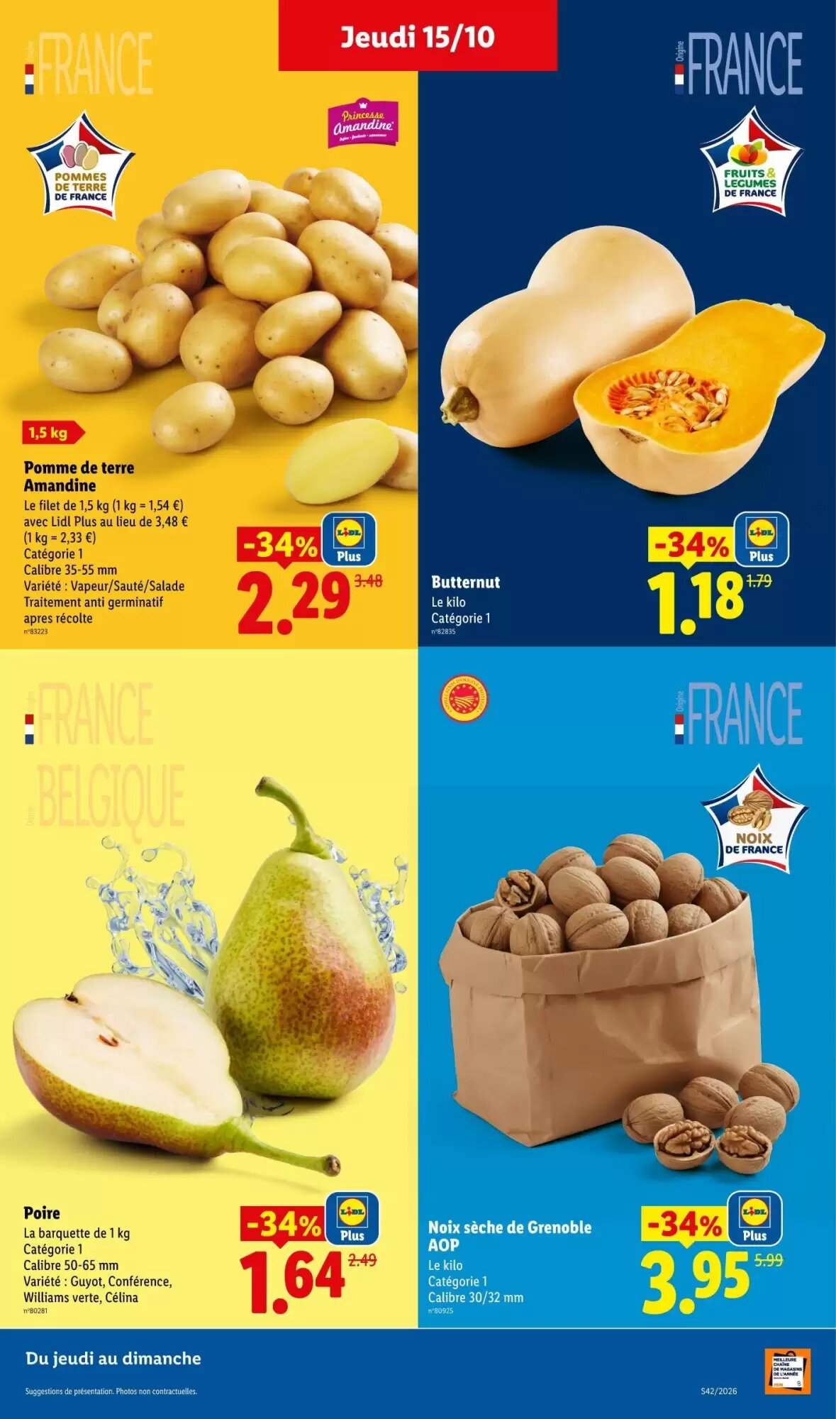 Prospectus promotionnel Lidl valable à partir du 15/10/2026 - Page 3.