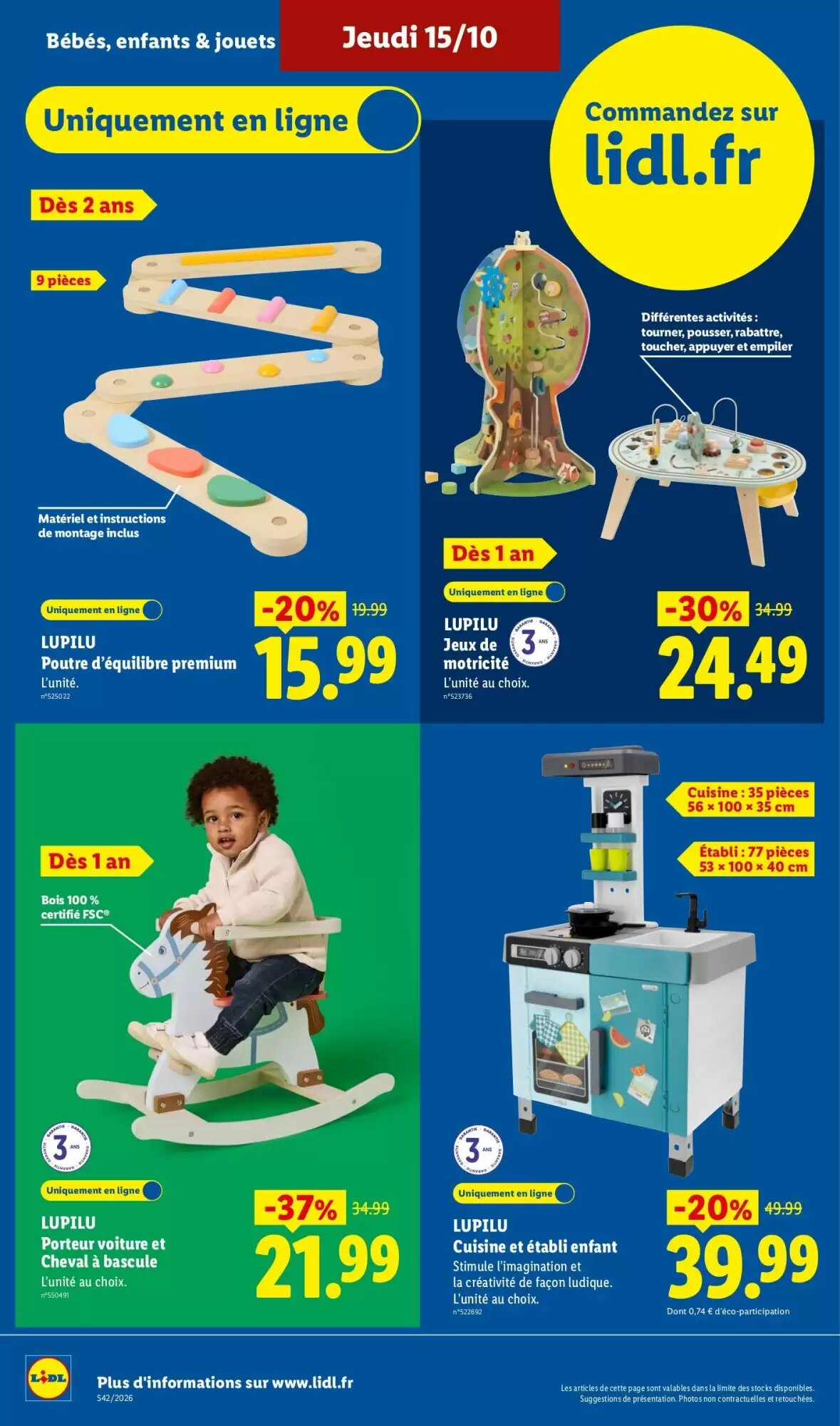 Prospectus promotionnel Lidl valable à partir du 15/10/2026 - Page 30.