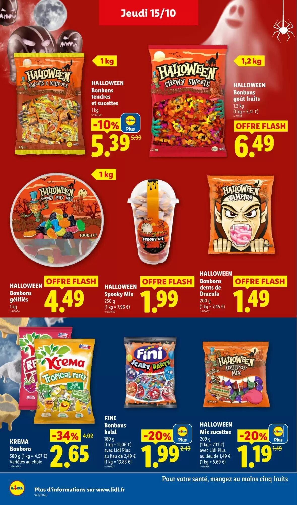 Prospectus promotionnel Lidl valable à partir du 15/10/2026 - Page 34.