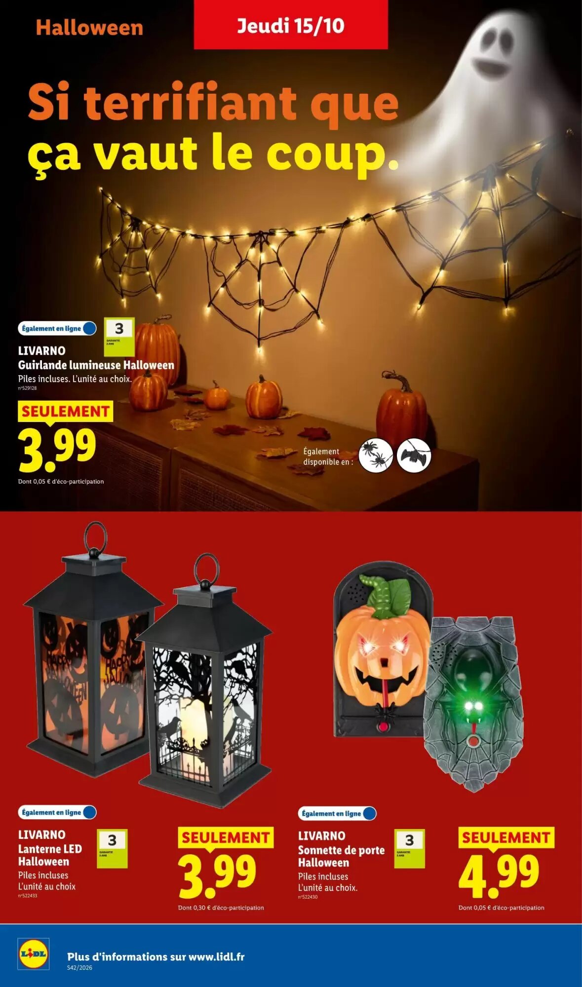 Prospectus promotionnel Lidl valable à partir du 15/10/2026 - Page 36.