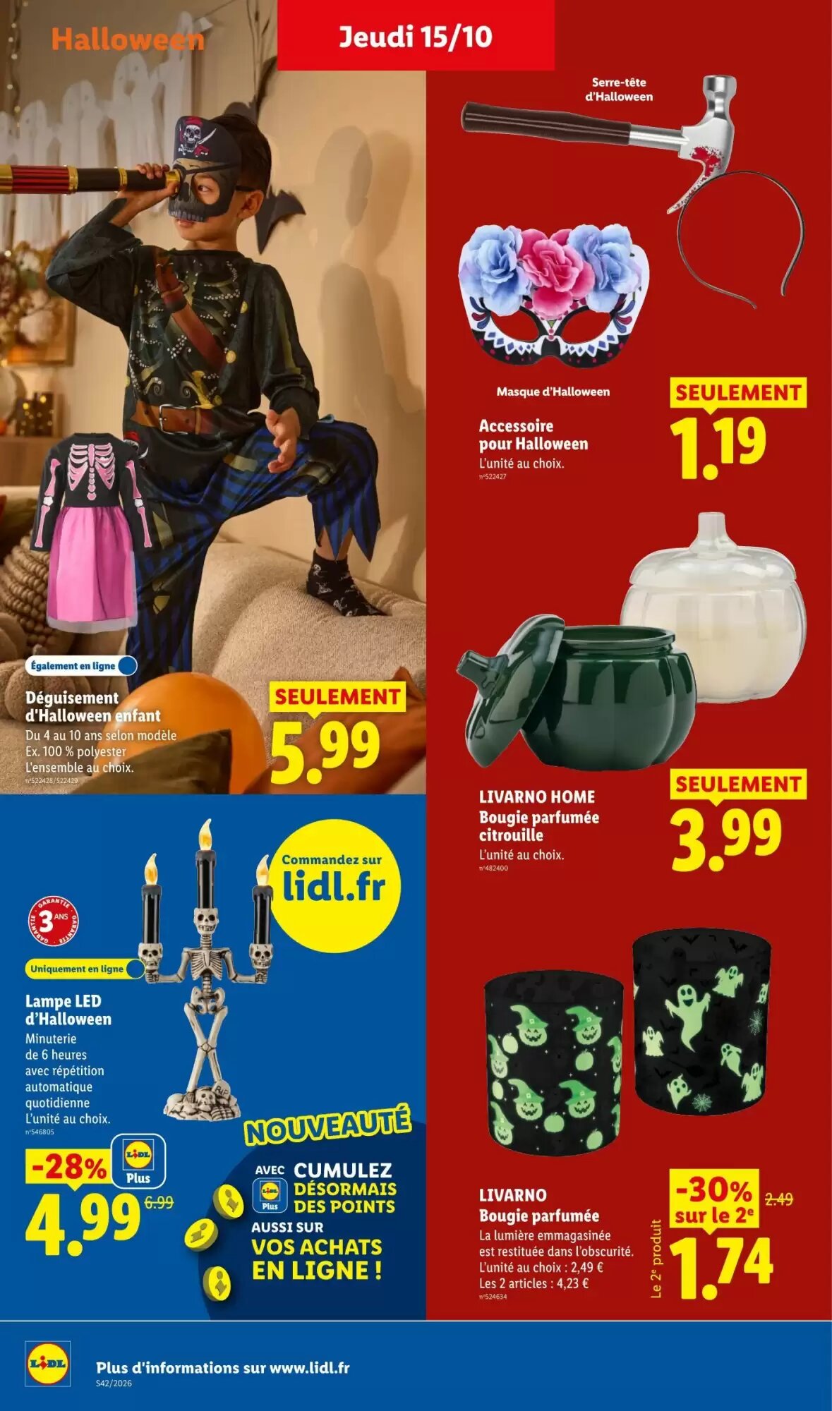 Prospectus promotionnel Lidl valable à partir du 15/10/2026 - Page 38.