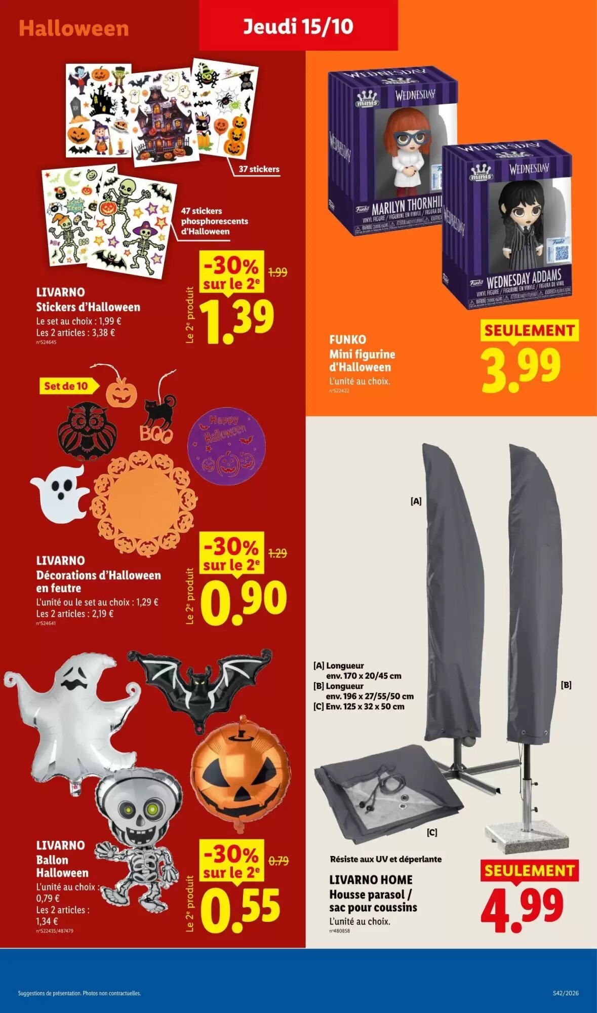 Prospectus promotionnel Lidl valable à partir du 15/10/2026 - Page 39.