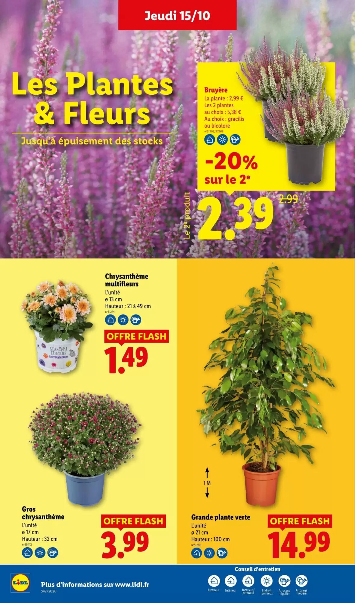 Prospectus promotionnel Lidl valable à partir du 15/10/2026 - Page 40.