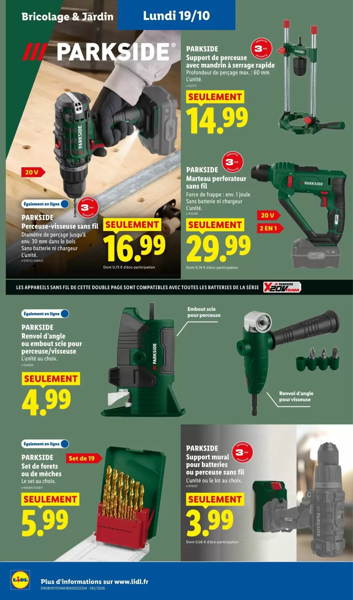 Prospectus promotionnel Lidl valable à partir du 15/10/2026 - Page 56.