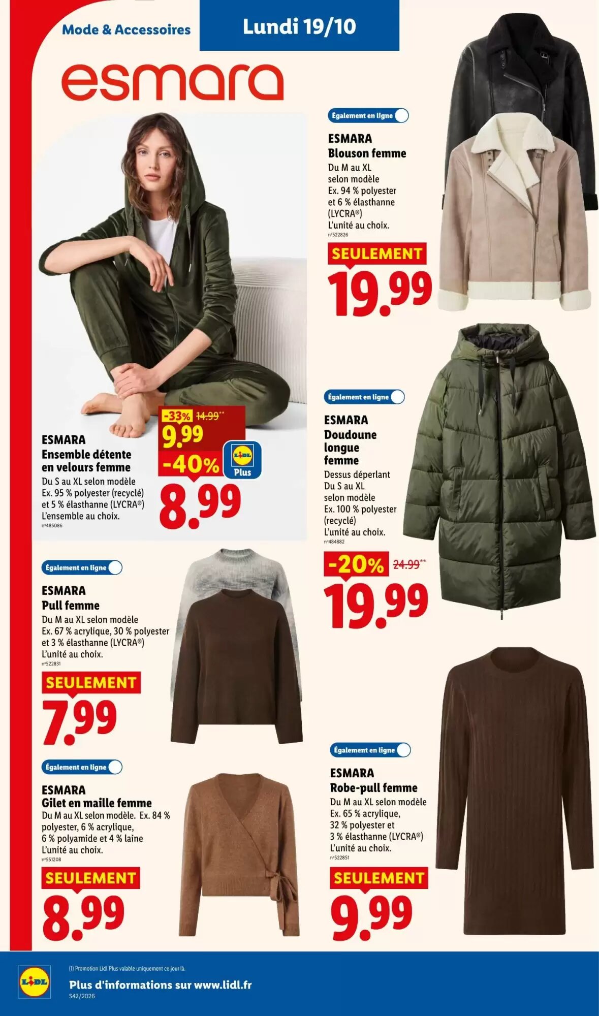 Prospectus promotionnel Lidl valable à partir du 15/10/2026 - Page 58.