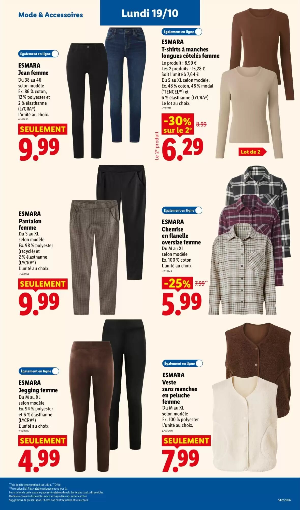 Prospectus promotionnel Lidl valable à partir du 15/10/2026 - Page 59.