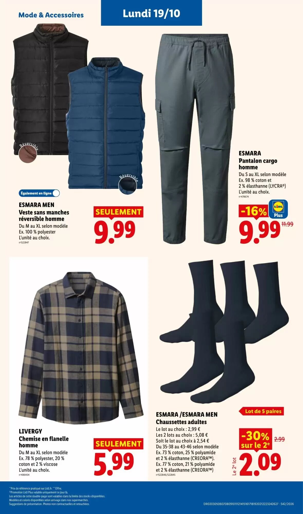Prospectus promotionnel Lidl valable à partir du 15/10/2026 - Page 61.