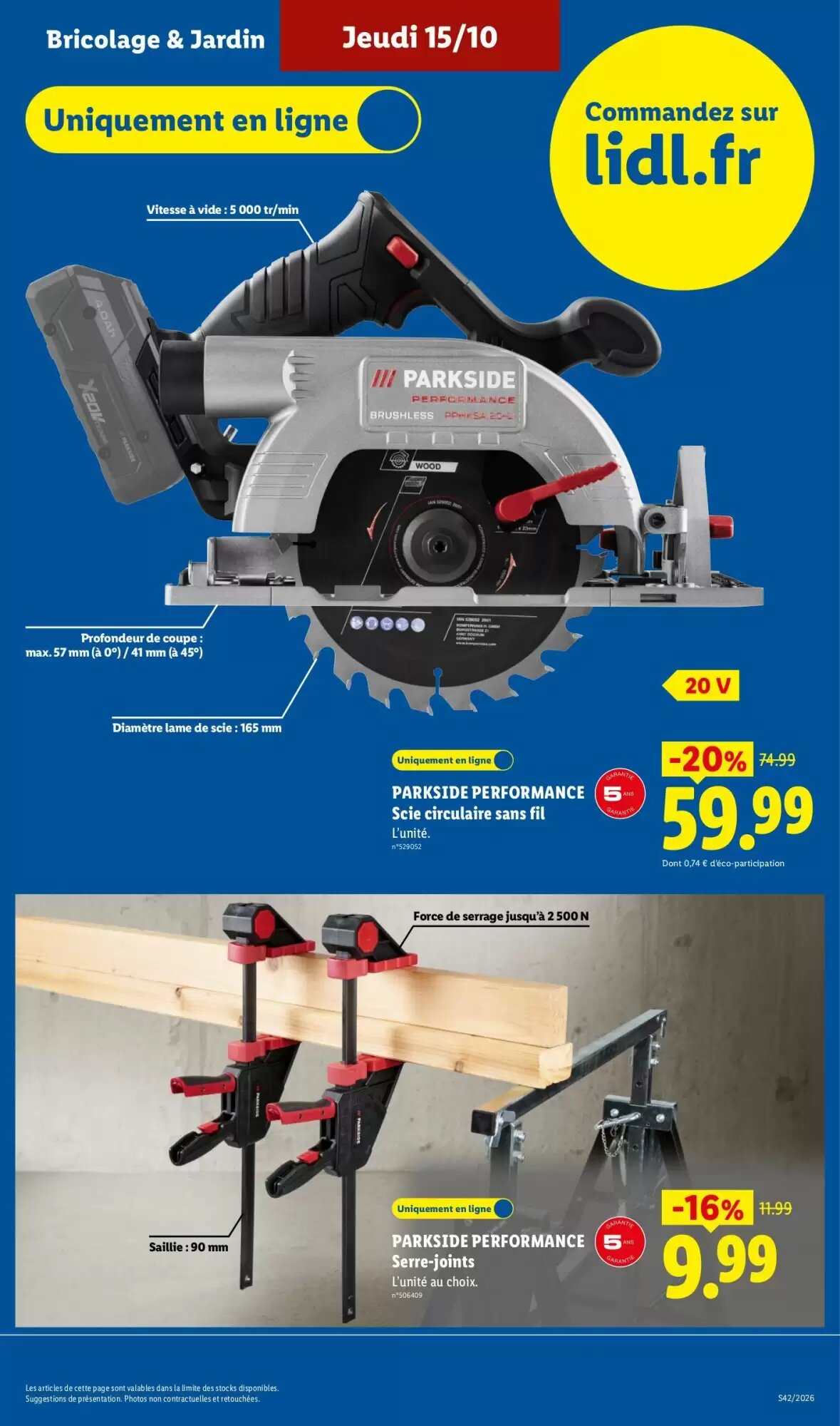Prospectus promotionnel Lidl valable à partir du 15/10/2026 - Page 7.
