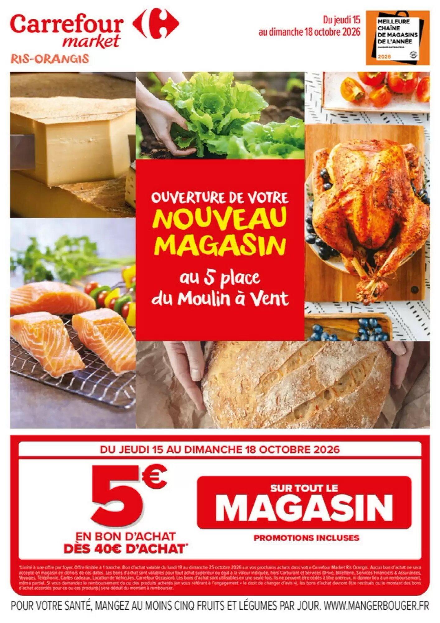 Prospectus promotionnel Carrefour Market valable à partir du 15/10/2026 - Page 1.