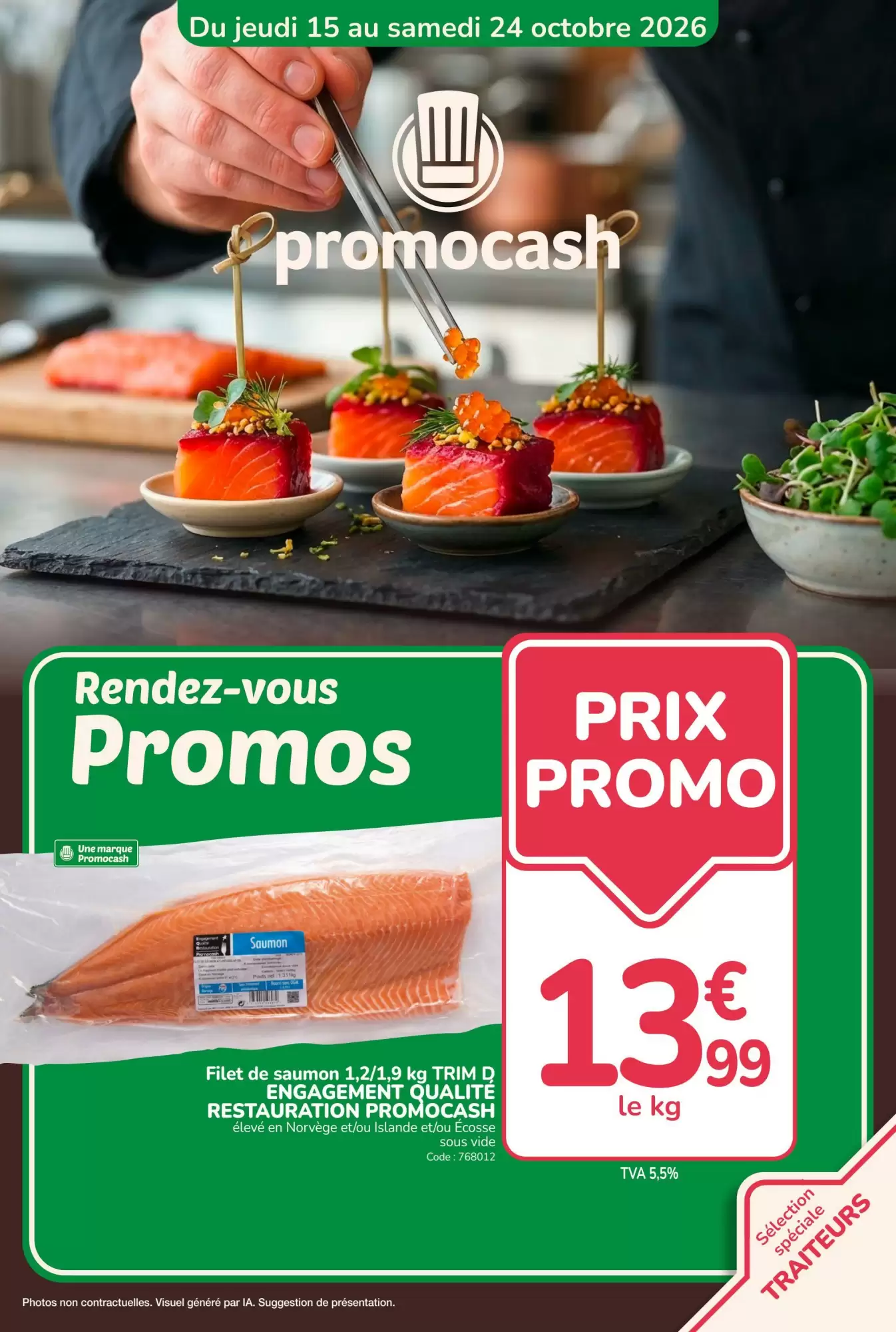 Prospectus promotionnel Promocash valable à partir du 15/10/2026 - Page 1.