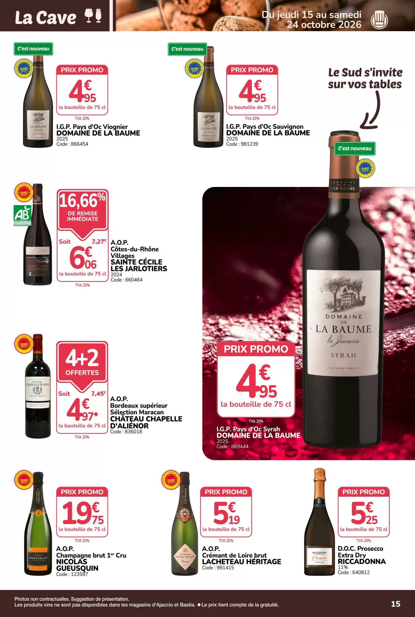 Prospectus promotionnel Promocash valable à partir du 15/10/2026 - Page 15.