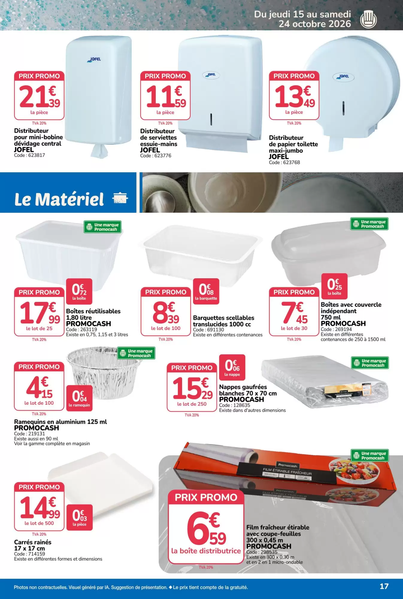 Prospectus promotionnel Promocash valable à partir du 15/10/2026 - Page 17.