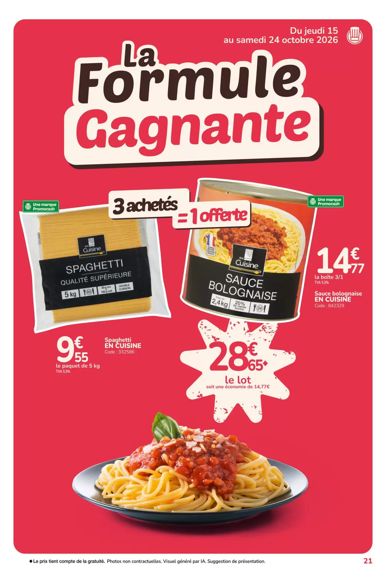 Prospectus promotionnel Promocash valable à partir du 15/10/2026 - Page 21.