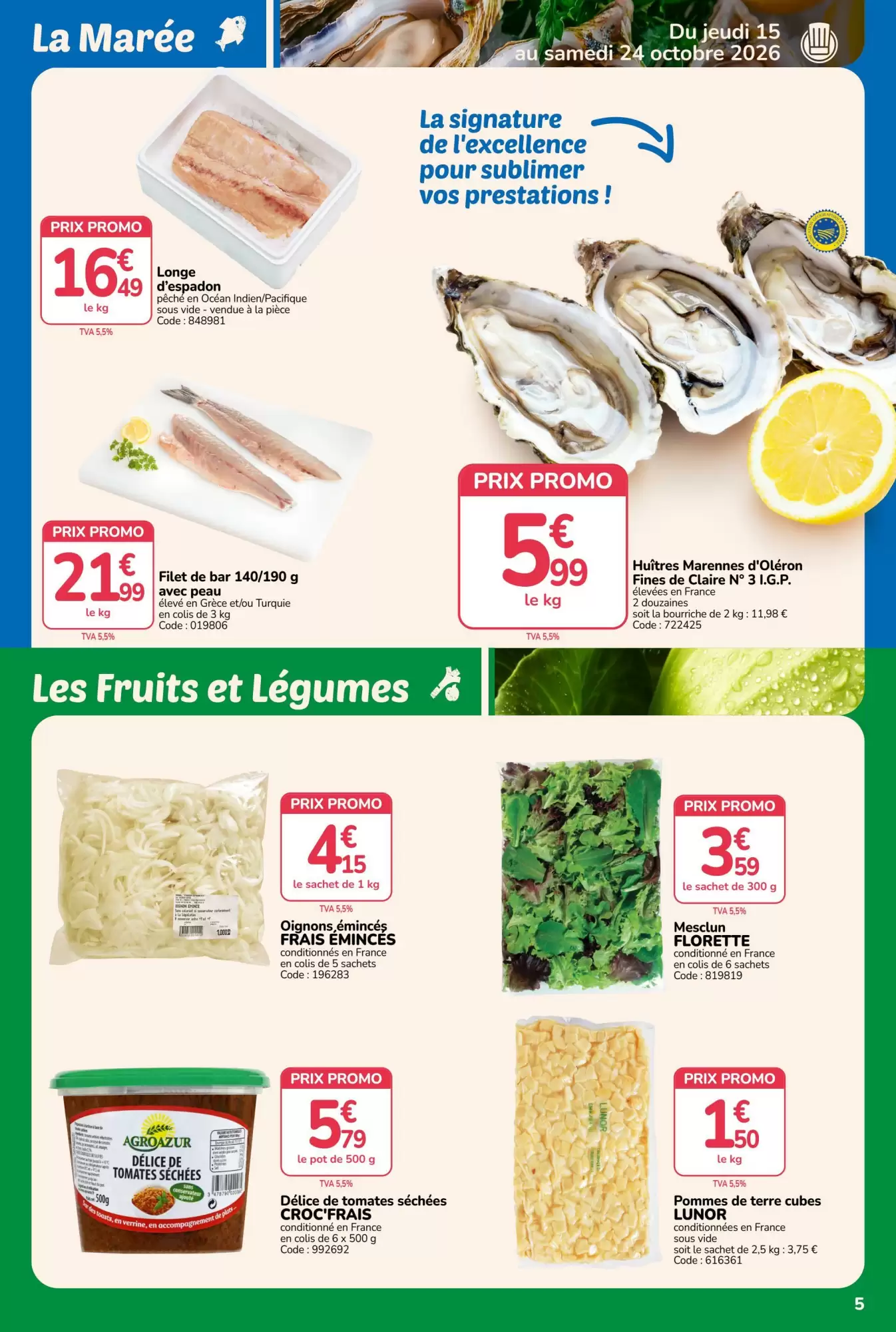 Prospectus promotionnel Promocash valable à partir du 15/10/2026 - Page 5.
