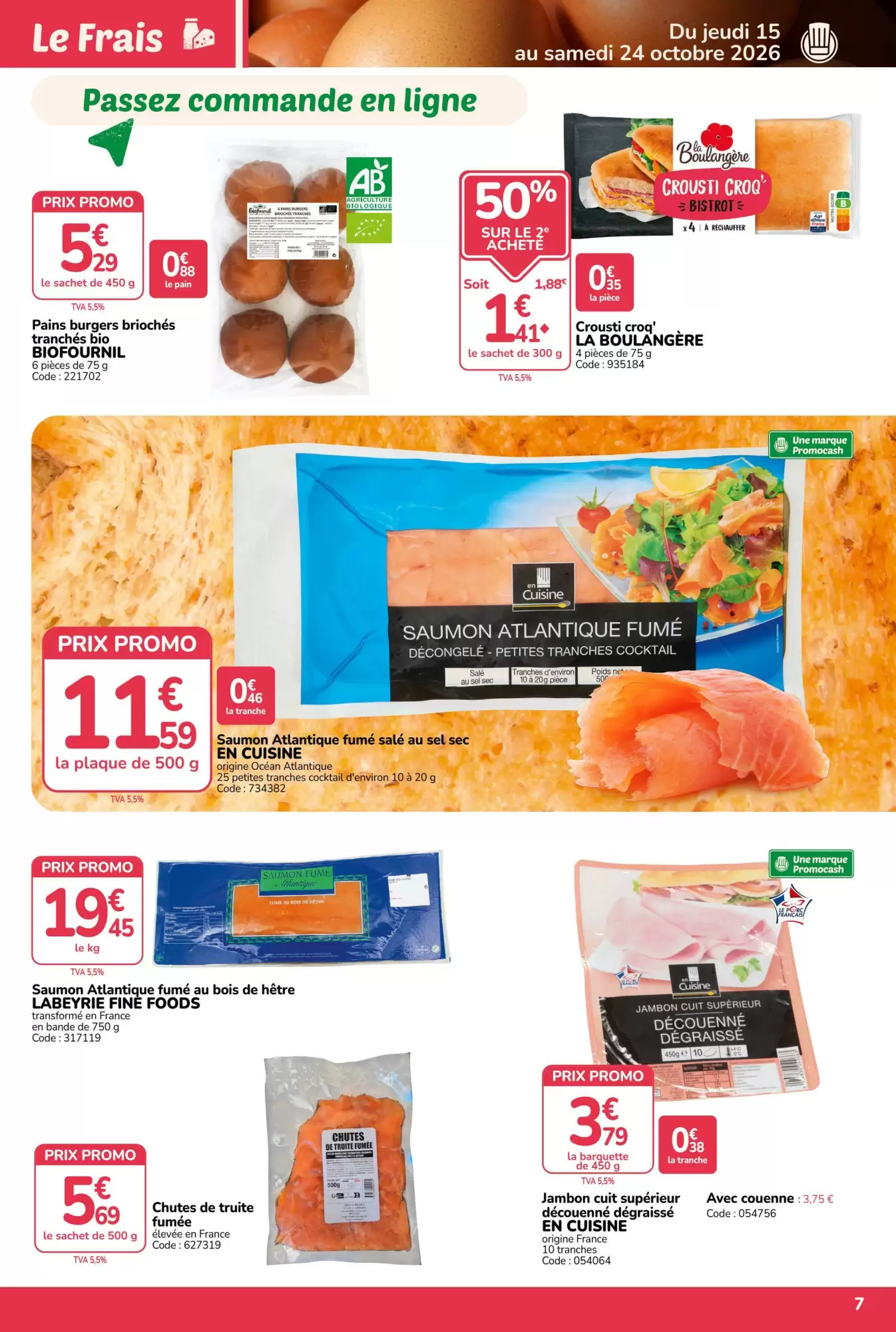 Prospectus promotionnel Promocash valable à partir du 15/10/2026 - Page 7.