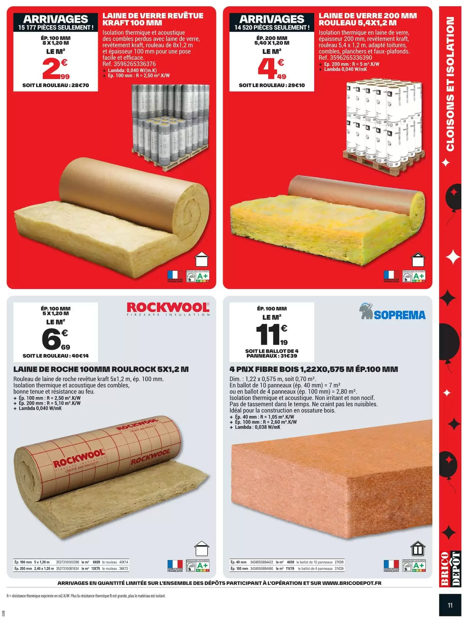 Prospectus promotionnel Brico Dépôt valable à partir du 16/10/2026 - Page 11.
