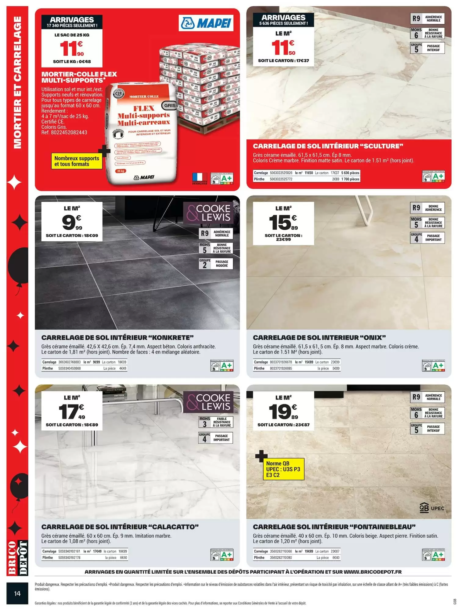 Prospectus promotionnel Brico Dépôt valable à partir du 16/10/2026 - Page 14.