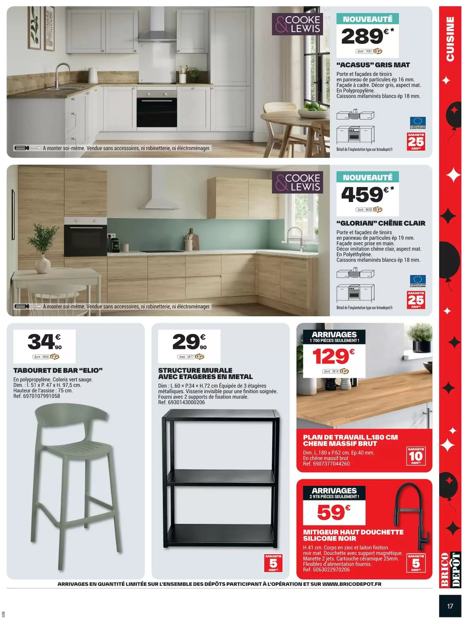 Prospectus promotionnel Brico Dépôt valable à partir du 16/10/2026 - Page 17.