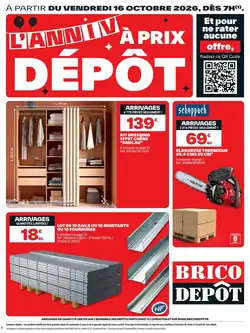 Prospectus promotionnel Brico Dépôt valable à partir du 16/10/2026