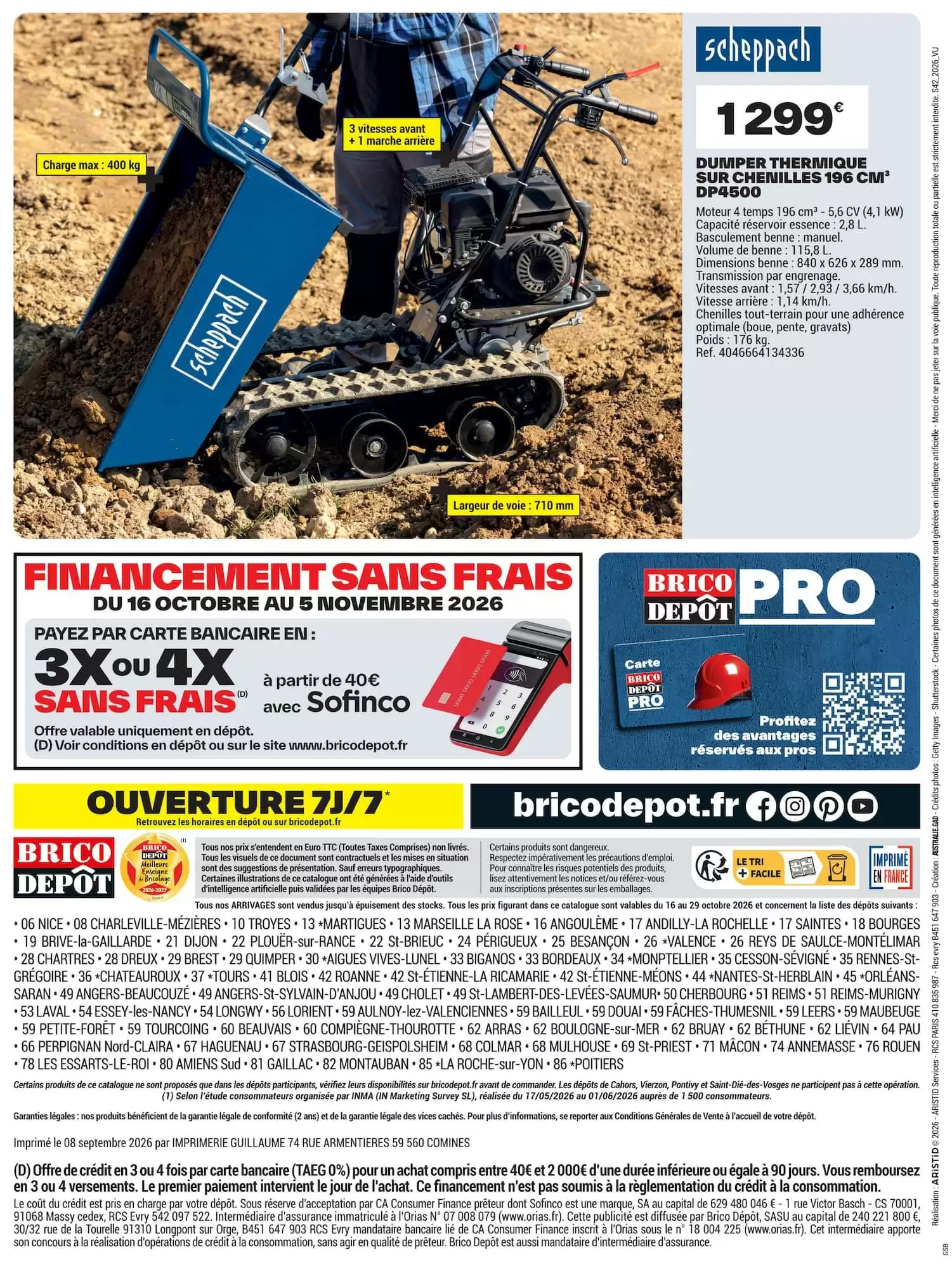 Prospectus promotionnel Brico Dépôt valable à partir du 16/10/2026 - Page 24.