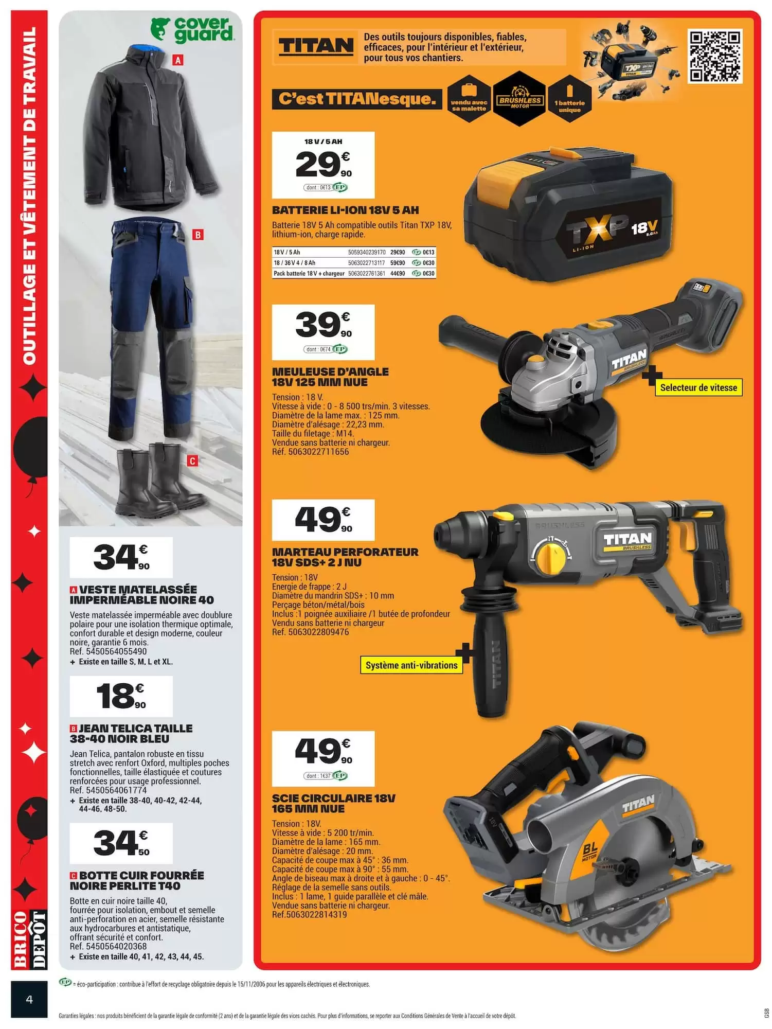 Prospectus promotionnel Brico Dépôt valable à partir du 16/10/2026 - Page 4.