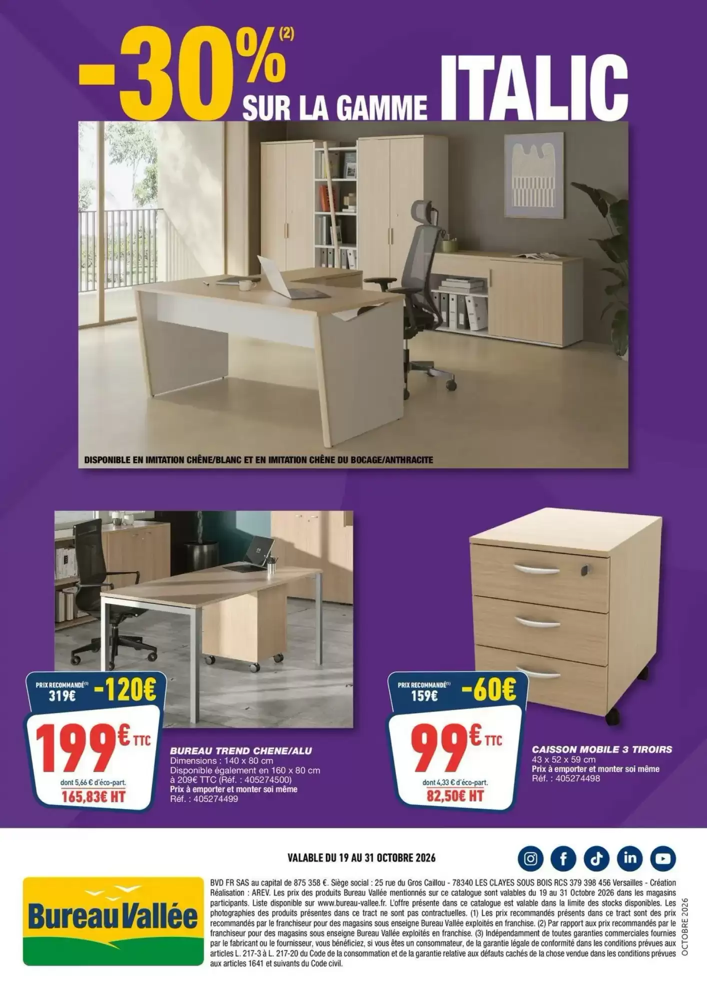 Prospectus promotionnel Bureau Vallée valable à partir du 18/10/2026 - Page 12.