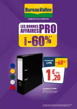Prospectus promotionnel Bureau Vallée valable à partir du 18/10/2026