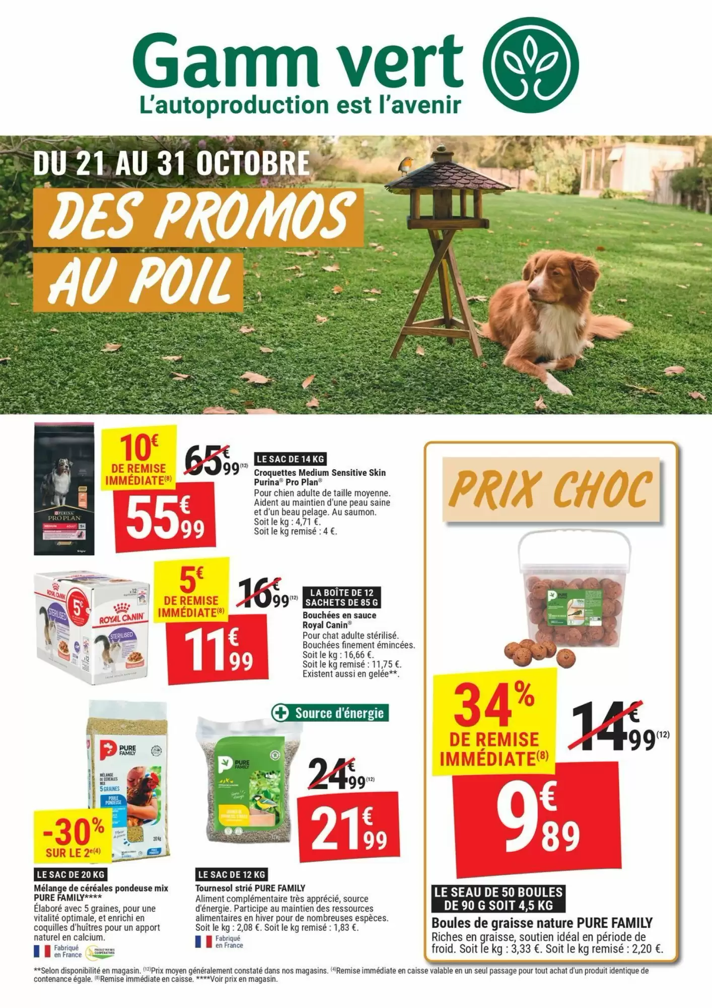 Prospectus promotionnel Gamm vert valable à partir du 19/10/2026 - Page 1.