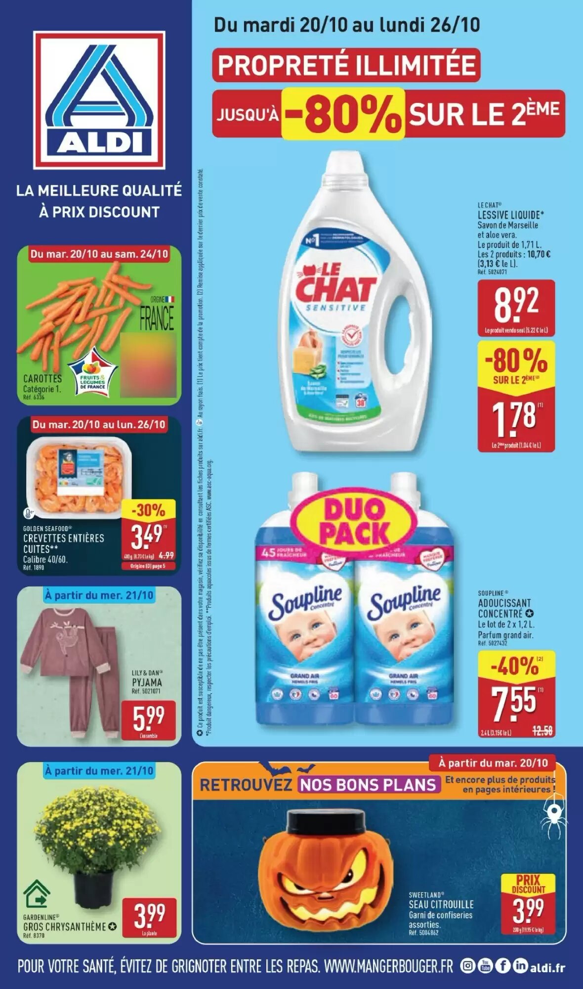 Prospectus promotionnel ALDI valable à partir du 20/10/2026 - Page 1.