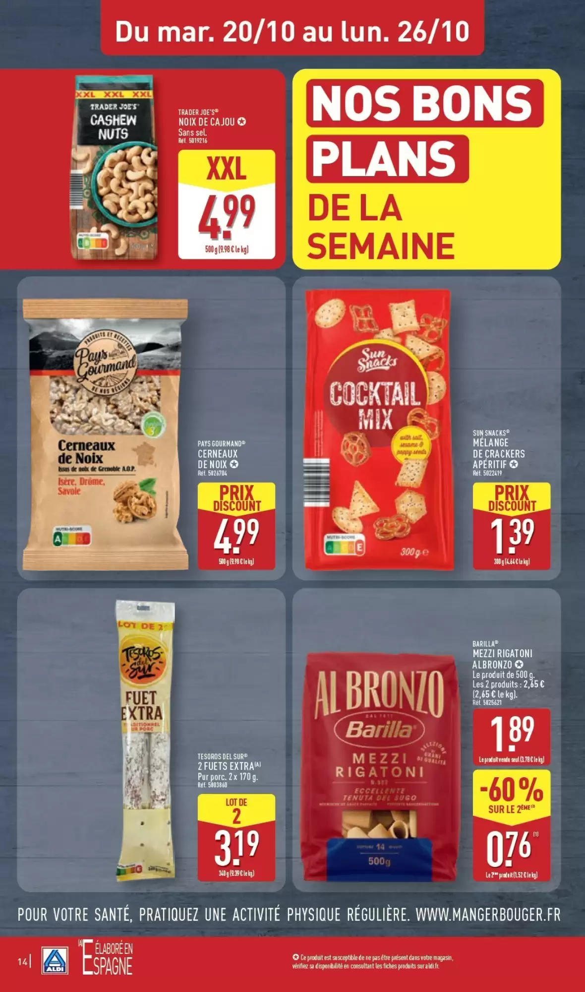 Prospectus promotionnel ALDI valable à partir du 20/10/2026 - Page 16.