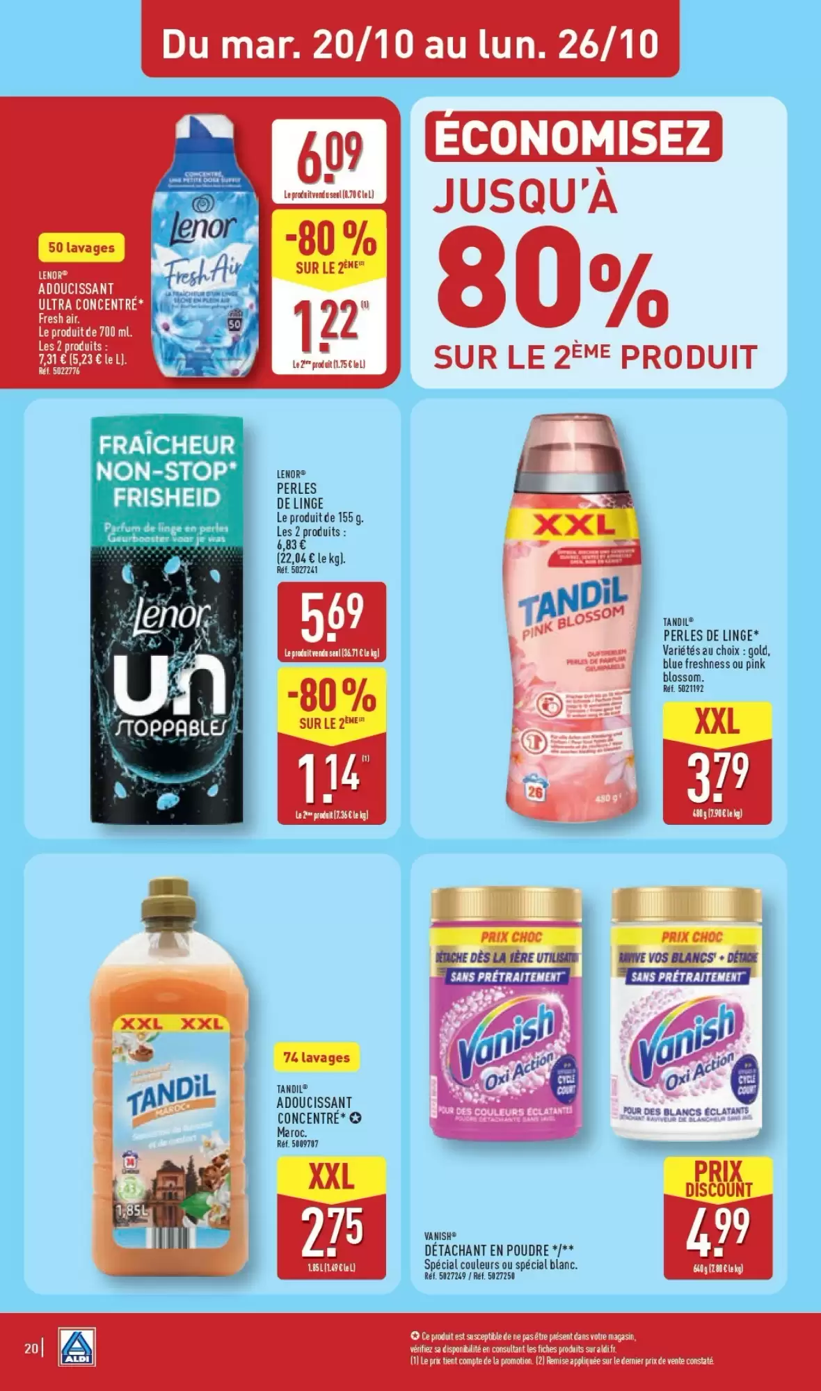 Prospectus promotionnel ALDI valable à partir du 20/10/2026 - Page 22.