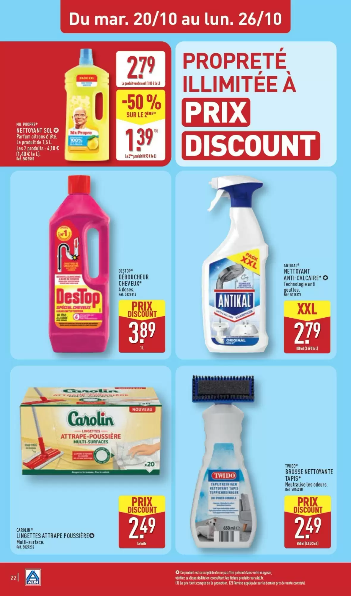 Prospectus promotionnel ALDI valable à partir du 20/10/2026 - Page 24.