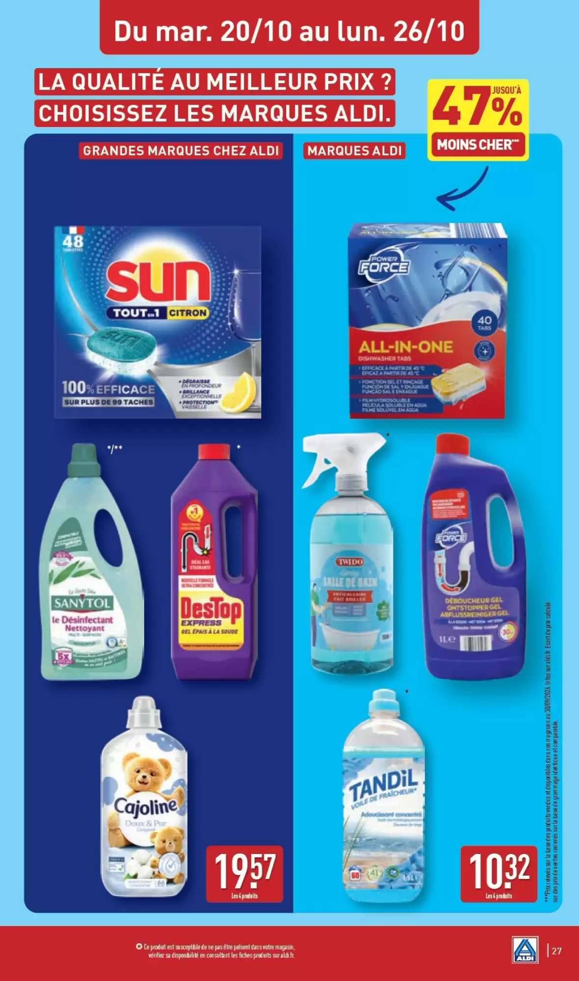 Prospectus promotionnel ALDI valable à partir du 20/10/2026 - Page 29.