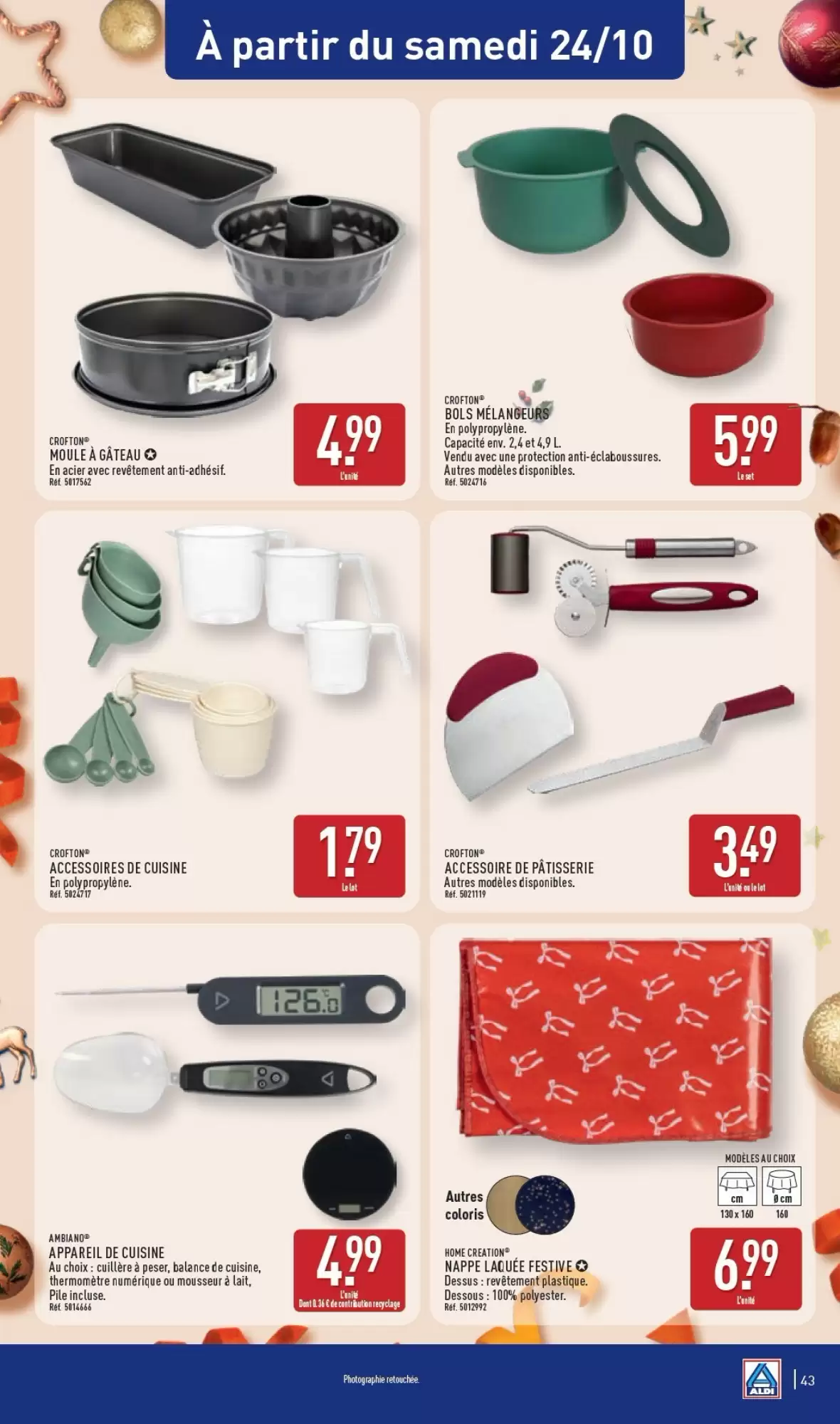 Prospectus promotionnel ALDI valable à partir du 20/10/2026 - Page 45.