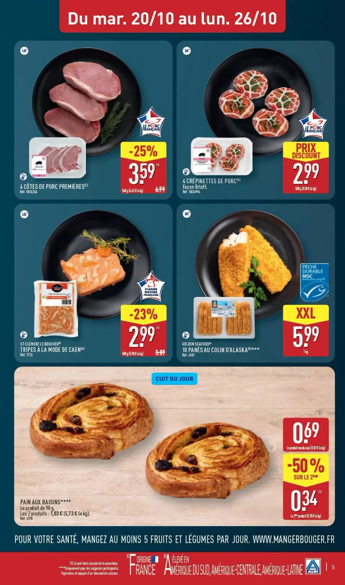 Prospectus promotionnel ALDI valable à partir du 20/10/2026 - Page 7.