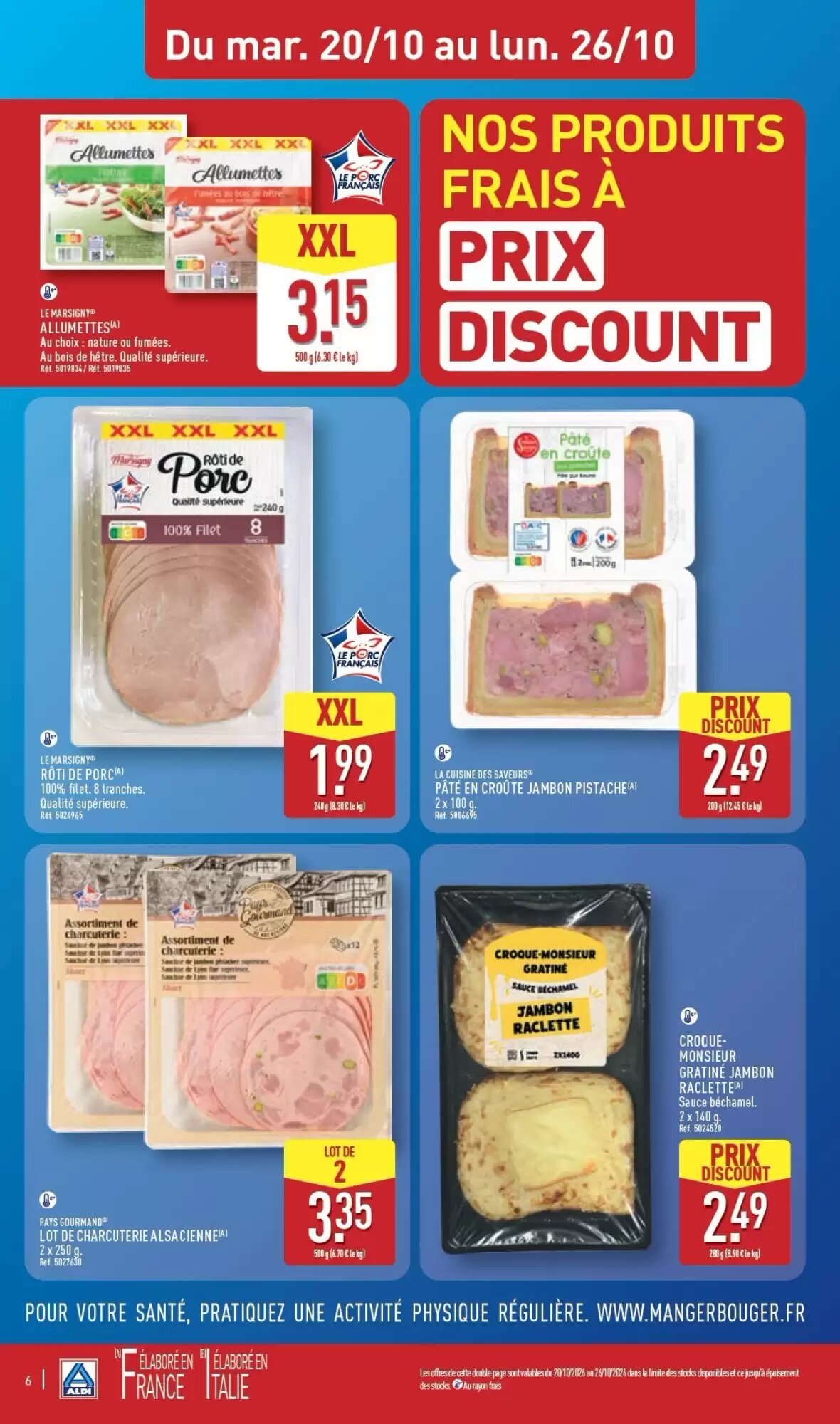 Prospectus promotionnel ALDI valable à partir du 20/10/2026 - Page 8.