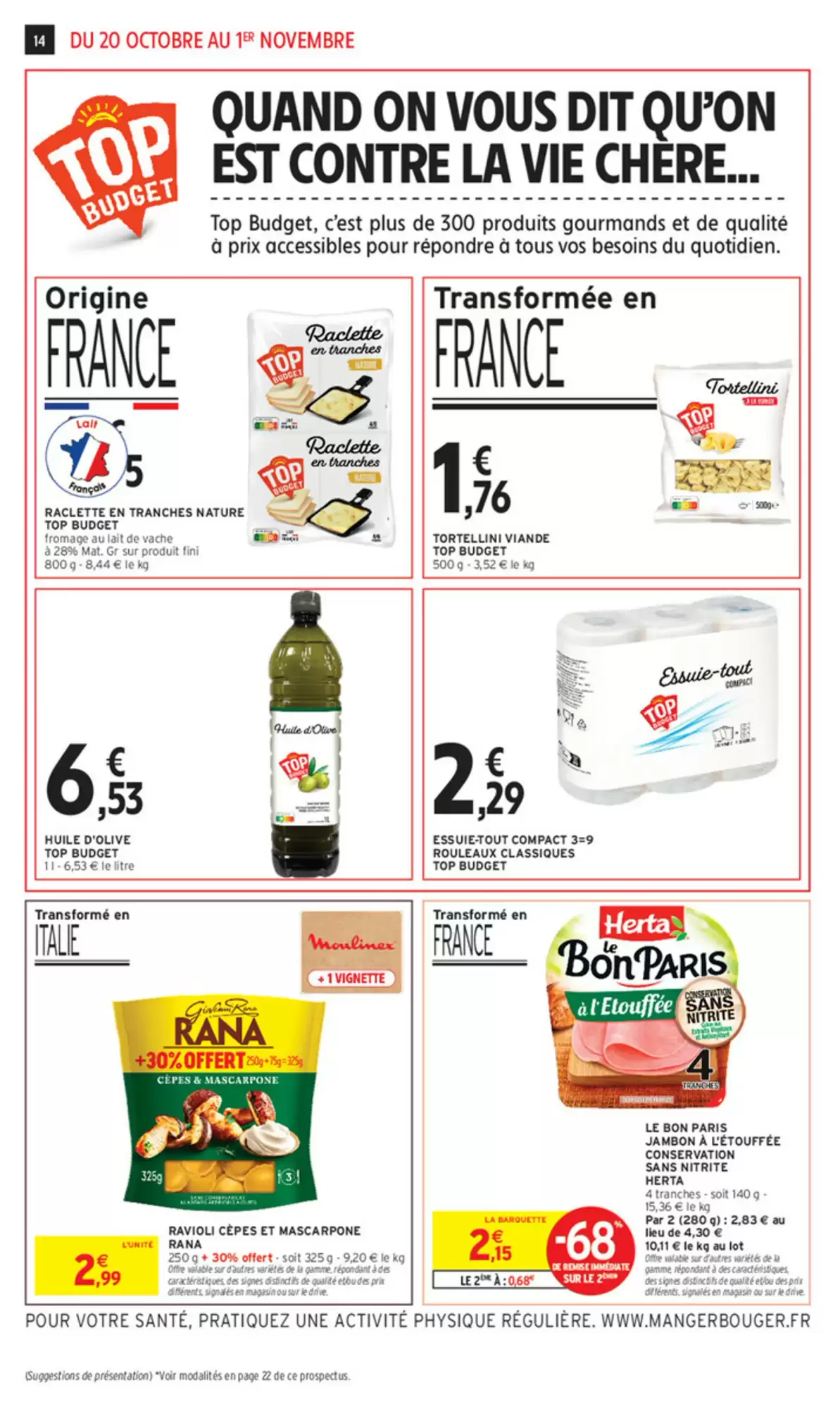 Prospectus promotionnel Intermarché valable à partir du 20/10/2026 - Page 14.