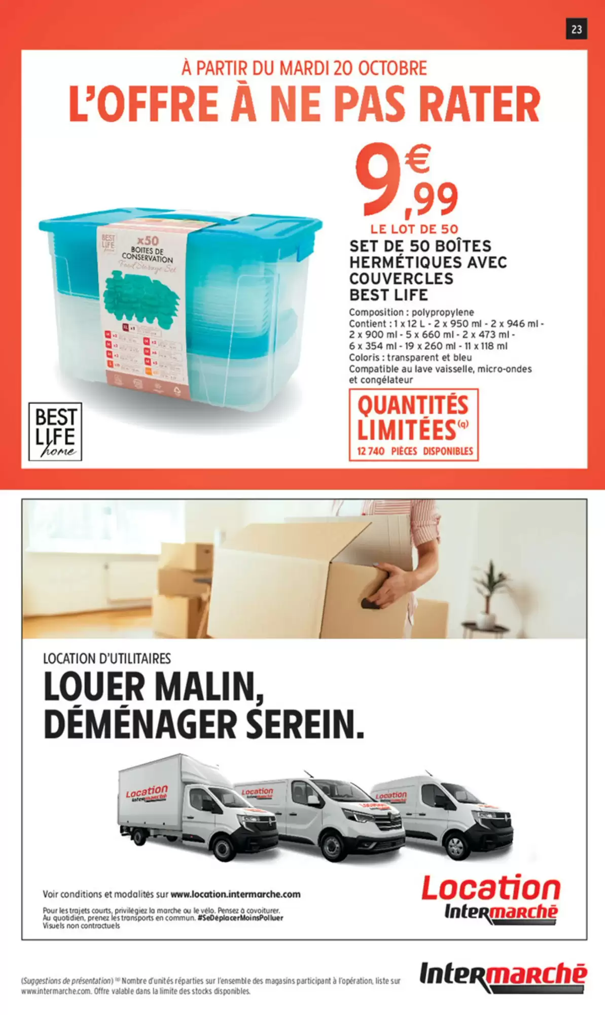 Prospectus promotionnel Intermarché valable à partir du 20/10/2026 - Page 23.