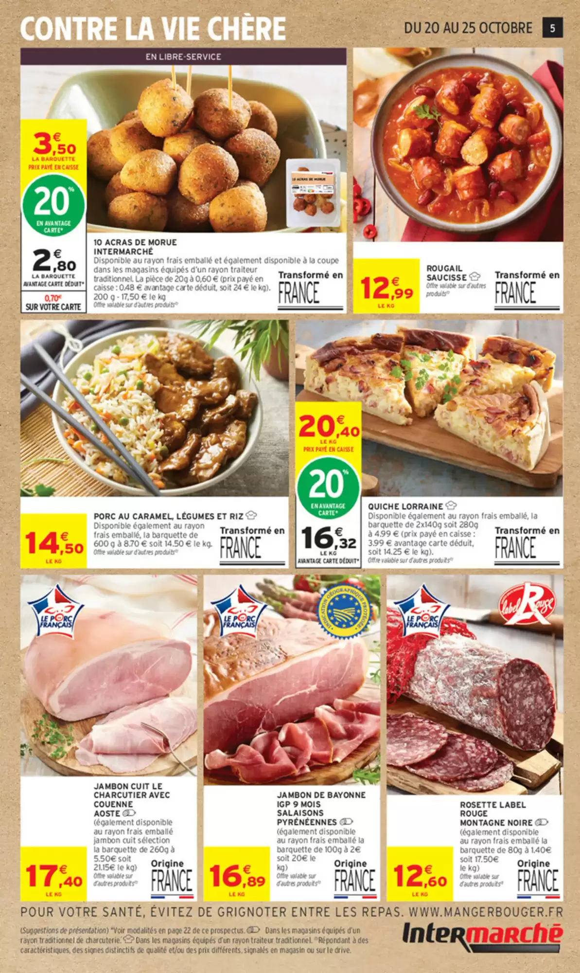 Prospectus promotionnel Intermarché valable à partir du 20/10/2026 - Page 5.